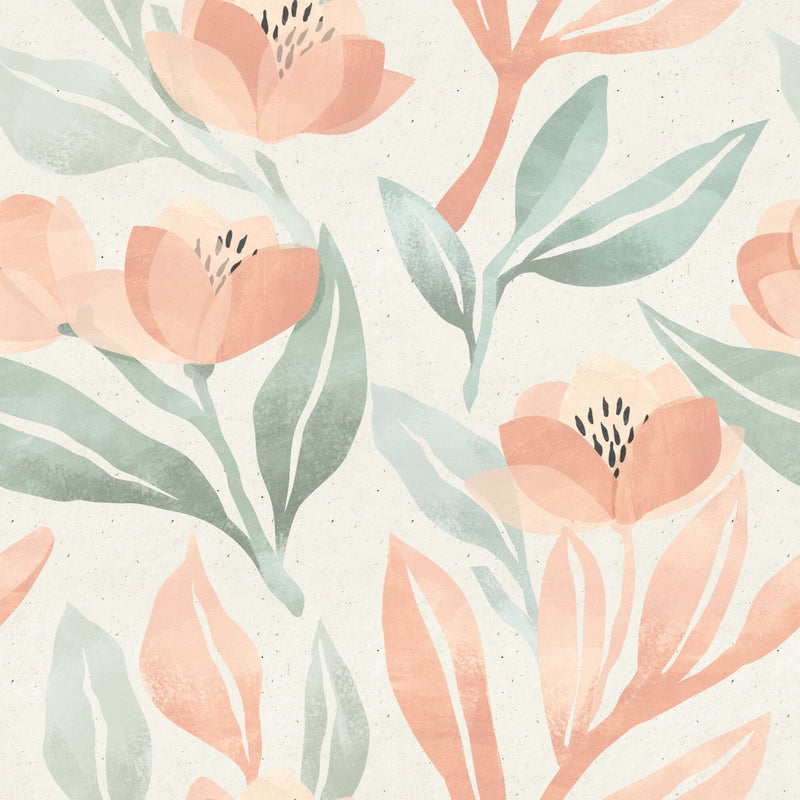 Orange Blossom Wallpaper Peel and Stick