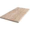 Light Antique Travertine 12"x24" Tumbled Pool Coping - Full TruckLoad