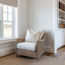 Seabreeze Stripes - Light Blue Vertical Striped Wallpaper