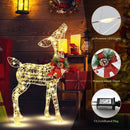 34.5 Inch Lighted Christmas Reindeer Decoration with 50 Warm White LED Lights by LJGDeals
