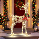 34.5 Inch Lighted Christmas Reindeer Decoration with 50 Warm White LED Lights by DirectDeals