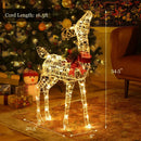 34.5 Inch Lighted Christmas Reindeer Decoration with 50 Warm White LED Lights by LJGDeals