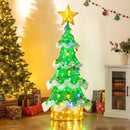 Lighted Christmas Tree Outdoor Indoor 3D Mesh Tree with 34 Colorful Strawberry Bulbs-M by LJGDeals