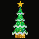 Lighted Christmas Tree Outdoor Indoor 3D Mesh Tree with 34 Colorful Strawberry Bulbs-M by LJGDeals