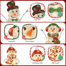 Lighted Snowman Family Christmas Decoration 3-Piece Pre-Lit 2D Snowman Set by DirectDeals