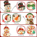 Lighted Snowman Family Christmas Decoration 3-Piece Pre-Lit 2D Snowman Set by LJGDeals