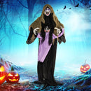Lighted and Animated Halloween Decoration Outdoor Vampire with LED for Yard Lawn by LJGDeals