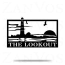 Lighthouse Rectangle Monogram