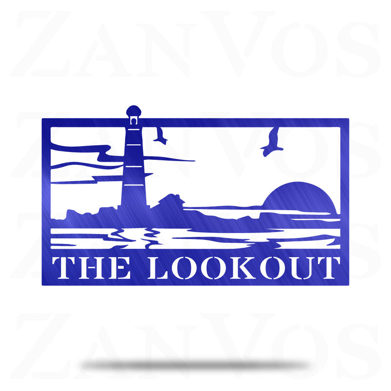 Lighthouse Rectangle Monogram