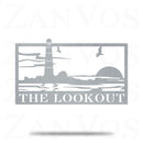 Lighthouse Rectangle Monogram