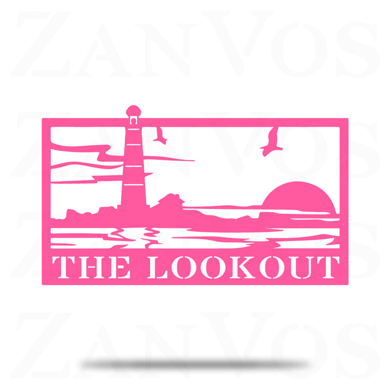 Lighthouse Rectangle Monogram