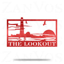 Lighthouse Rectangle Monogram