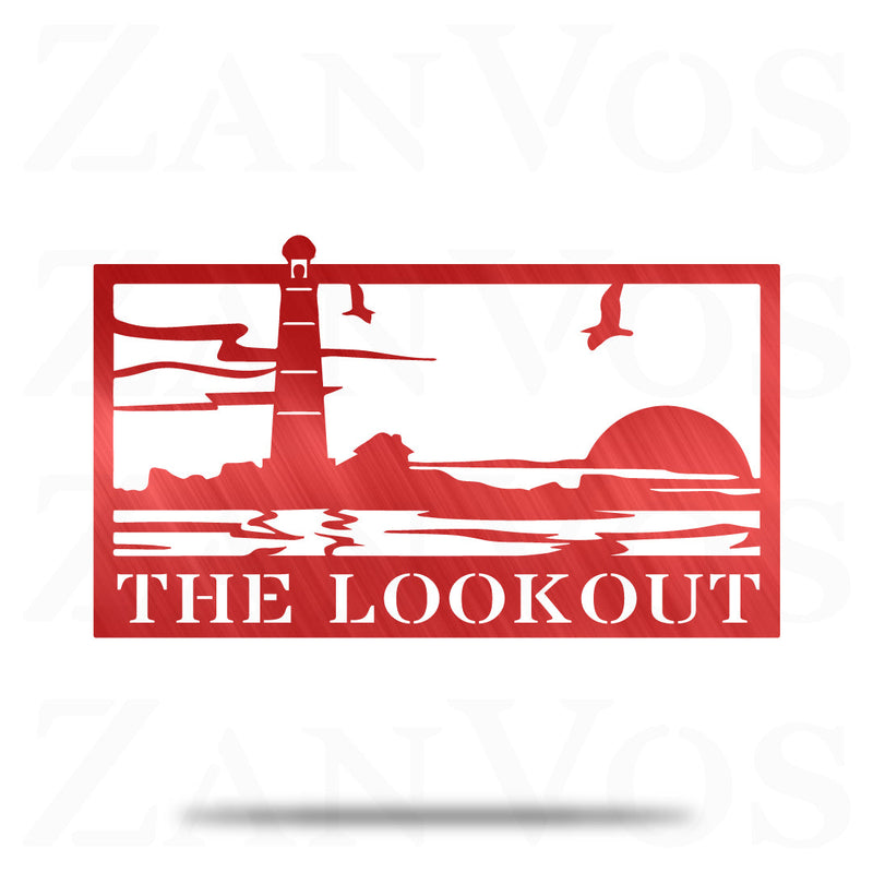 Lighthouse Rectangle Monogram