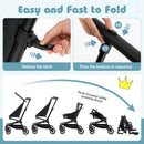 Lightweight Airplane-Ready Stroller with All-Terrain Wheels