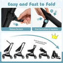 Lightweight Airplane-Ready Stroller with All-Terrain Wheels by LJGDeals
