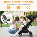 Lightweight Baby Stroller |Compact Travel Stroller for Airplane Fits Airplane Cabin & Overhead by LJGDeals
