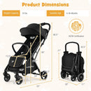 Lightweight Baby Stroller |Compact Travel Stroller for Airplane Fits Airplane Cabin & Overhead by LJGDeals