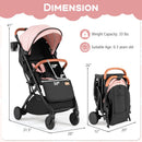 Lightweight Baby Stroller Compact Travel Stroller with One-Hand Folding by LJGDeals