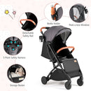 Lightweight Baby Stroller Compact Travel Stroller with One-Hand Folding by LJGDeals