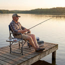 Lightweight Folding Camping Chair with Side Table by DirectDeals