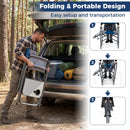 Lightweight Folding Camping Chair with Side Table by LJGDeals