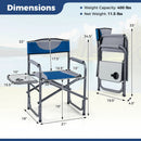 Lightweight Folding Camping Chair with Side Table by LJGDeals