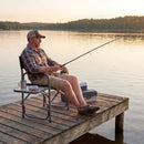 Lightweight Folding Camping Chair with Side Table by DirectDeals