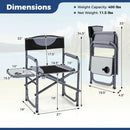 Lightweight Folding Camping Chair with Side Table by LJGDeals