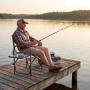 Lightweight Folding Camping Chair with Side Table by DirectDeals