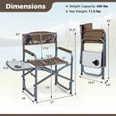 Lightweight Folding Camping Chair with Side Table by DirectDeals