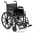 Folding Wheelchair for Adults with Swing-Away Footrest by DirectDeals