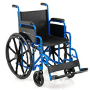 Folding Wheelchair for Adults with Swing-Away Footrest by LJGDeals