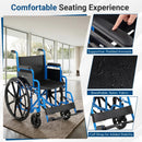 Folding Wheelchair for Adults with Swing-Away Footrest by DirectDeals