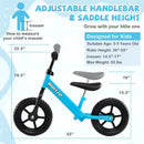 Lightweight Toddler Balance Bike No Pedal Training Bicycle by LJGDeals