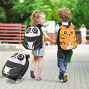 Lightweight and Portable Rolling Suitcase for Children by LJGDeals