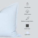Celeste Solid Pillow Cover | Light Blue by Apartment No.3
