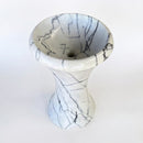 Lilac Marble Designer Pedestal Stand-Alone Bathroom Sink Polished 16x16x33.5 by GobekDesign