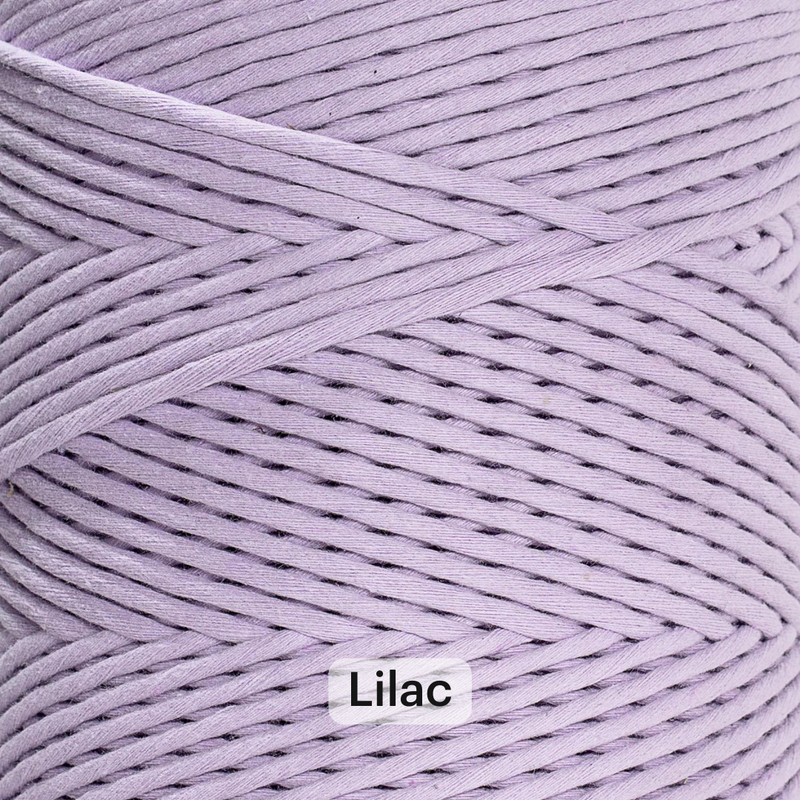 SOFT COTTON CORD ZERO WASTE 4 MM - 1 SINGLE STRAND - SAMPLES
