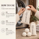 100% Organic Wool Dryer Balls