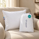 Down and Feather Travel Pillow, Set of 2 - Made In Canada
