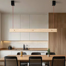 Linear Tile Travertine Pendant Lamp