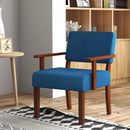 Linen Accent Chair Living Room Chair with Soft Padded Seat and Backrest by LJGDeals