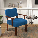 Linen Accent Chair Living Room Chair with Soft Padded Seat and Backrest by LJGDeals