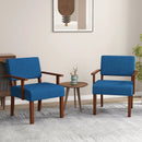 Linen Accent Chair Living Room Chair with Soft Padded Seat and Backrest by LJGDeals