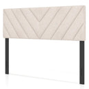Linen Upholstered Headboard for Full and Queen Size Bed Frames by LJGDeals