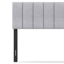 Linen Upholstered Headboard with Solid Wood Legs and Adjustable Width by LJGDeals