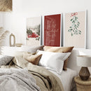 Winter Holiday Landscape Set Of 3 Wall Art by Wall Art Set