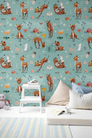Deer Fawn Wallpaper Peel and Stick