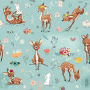 Deer Fawn Wallpaper Peel and Stick
