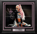 Liv Morgan in Action Autographed Framed WWE Wrestling Photo by Dynasty Sports & Framing
